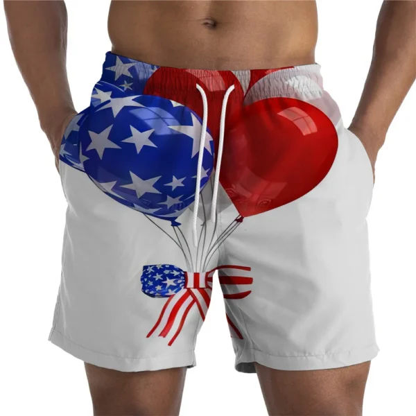 Men's Swimwear Shorts American Flag 3D printed Surfing Board Short Kids Beach Shorts Men Trunks Masculina Swimsuit Sports Briefs - Image 5