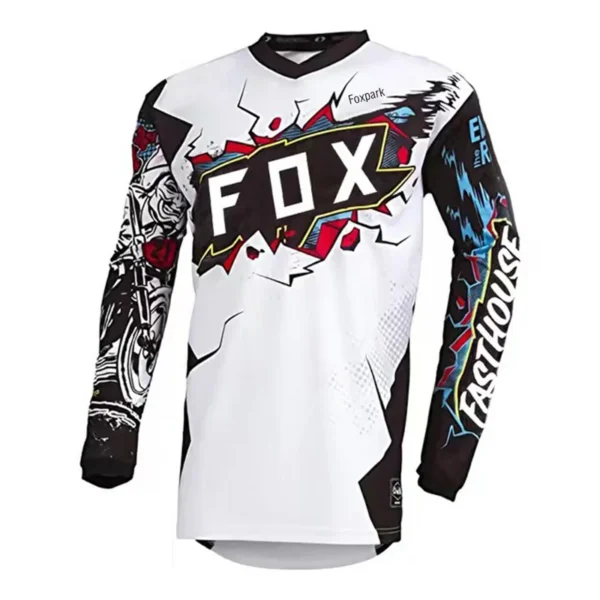 Enduro MTB Cycling Jersey, Downhill Shirt, Cycling Sleeve, Motocross T-Shirt, Mx Mountain Bike Clothes, Foxpark - Image 5