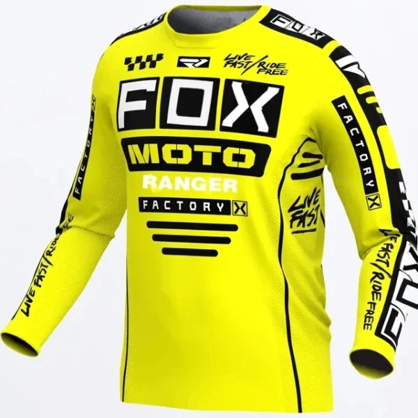 Motocross Mountain Enduro Bike Clothing Bicycle Moto Downhill T-shirt Fox ranger Women Men Cycling Jersey MTB Shirts BMX - Image 4