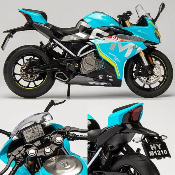 1:12 Spring Breeze CF 250SR Diecast Motorcycle Model Toy Replica With Sound & Light birthday christmas gift Collection bike - Image 4