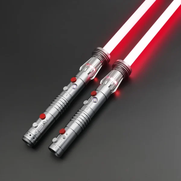 TXQSABER Neo Pixel Lightsaber 2PCS Double Blade Smooth Swing App Control Laser Sword Metal Handle Sith Cosplay Toys Darth Maul - Image 2