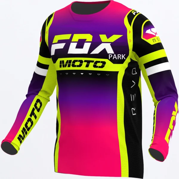 2024 New cycling equipment fox Jersey Racing Bike Motorcycle Shirts MTB BMX Downhill Moto DH Motocross T-shirt Sports clothing - Image 3