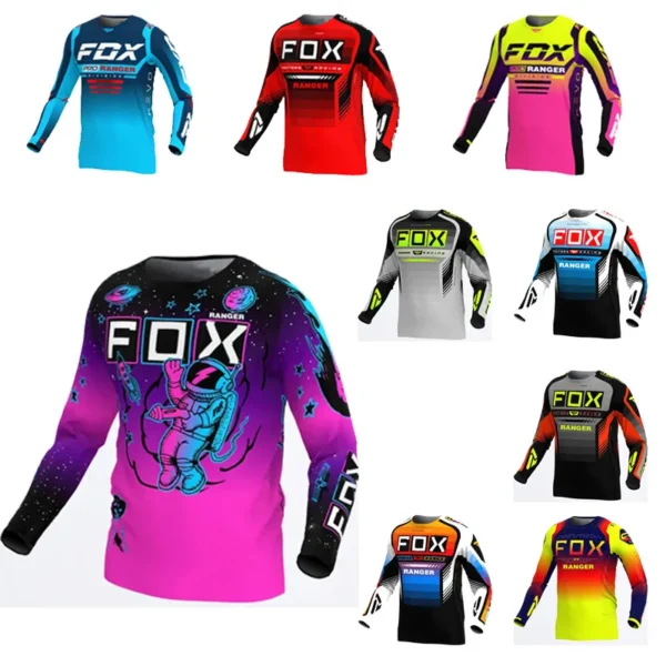 Motocross Shirt MTB Downhill Fox RANGER jersey enduro cycling mountain DH maillot ciclismo hombre motorcycle cycling jersey