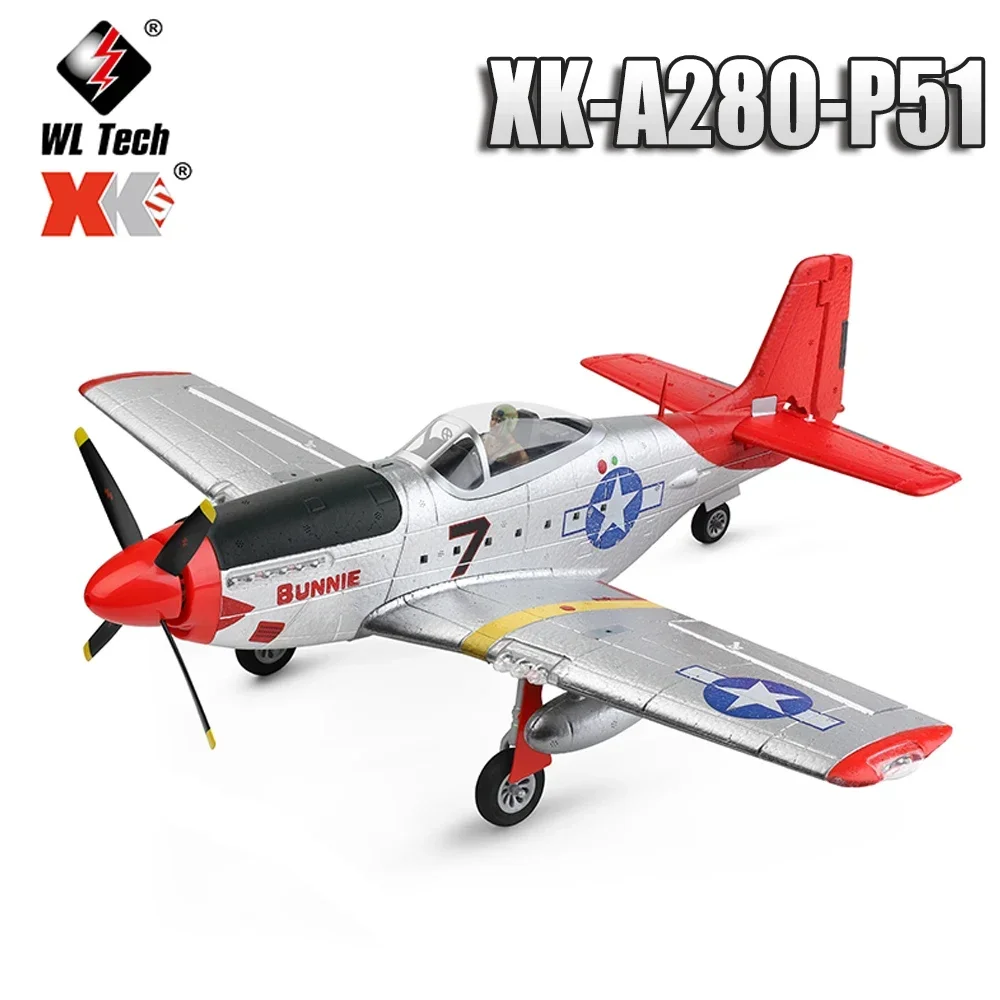 WL Tech P-51 Mustang model airplane.