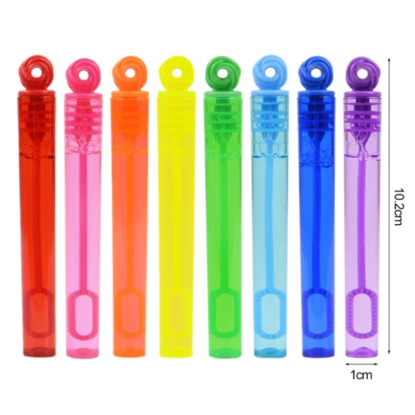 8/24pcs Colorful Bubble Soap Bottle Wand Soap Liquid Tube Kids Birthday Party Favors Pinata Filler Toys Wedding Gifts For Guest - Image 6