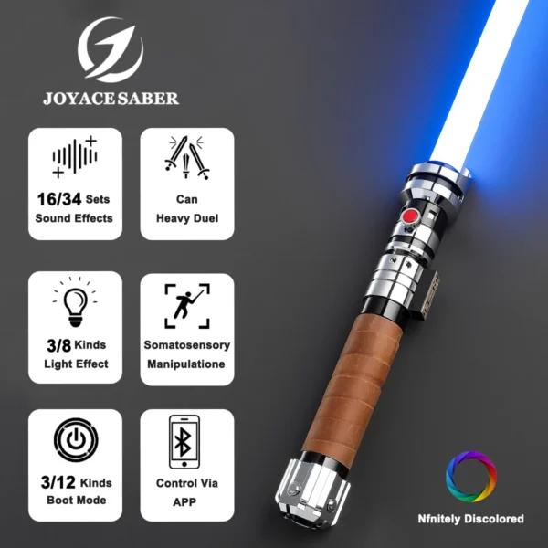 JoyaceSaber Starkiller Lightsaber Replica Metal Handle saber Xeno Pixel Light Sabers Heavy Dueling Smooth Swing Laser Sword Toys - Image 2