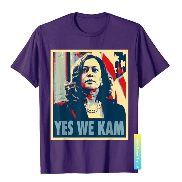 Kamala Harris - Yes We Kam T-Shirt Brand High Street T Shirts Cotton Tops Tees For Men 3D Style - Image 2