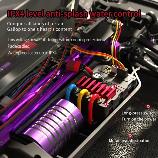 RC car waterproof control system