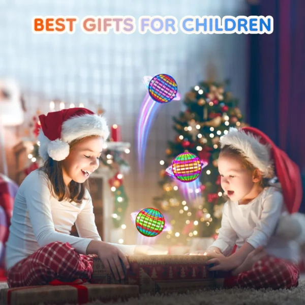 Flying Ball Children's Hand Controlled Color LED Cosmic Globe 360 ° Rotating Suspension Ball Suitable for Indoor and OutdoorToys - Image 6