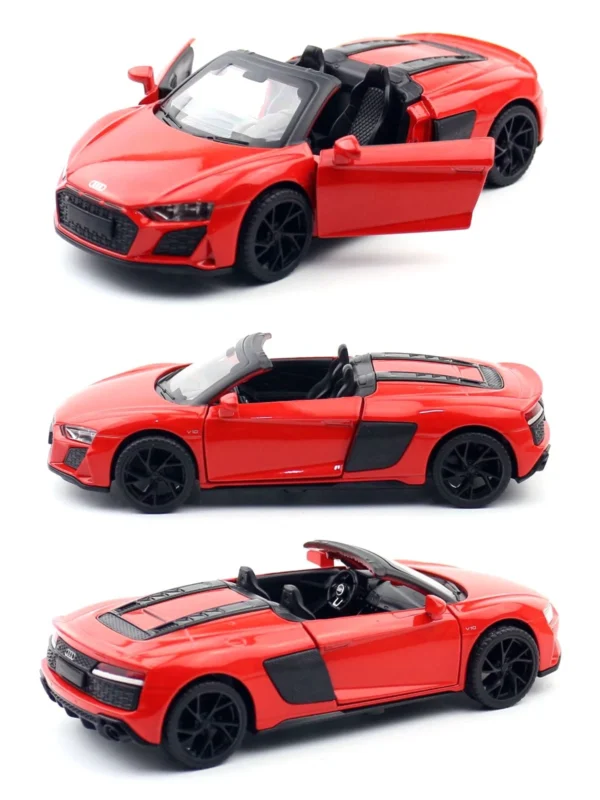 Red Audi R8 Spyder toy car