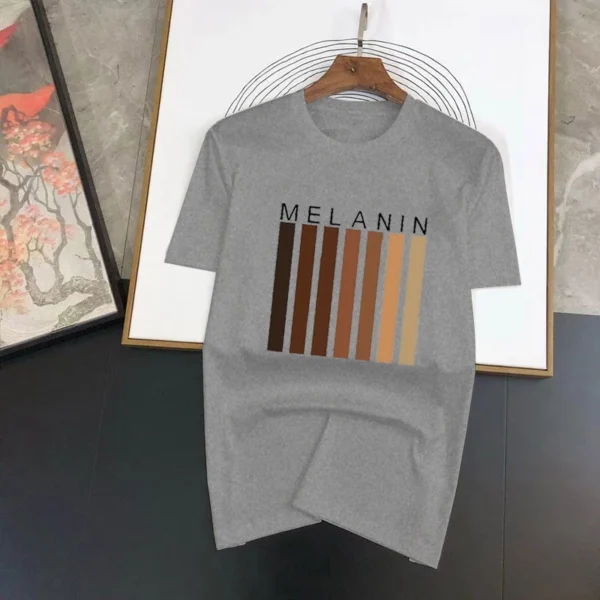 Melanin Letter T shirt Fashion Summer 100% Cotton TShirt Casual Tops O-neck Short Sleeve Streetwear Trend TShirt Women Clothing - Image 3