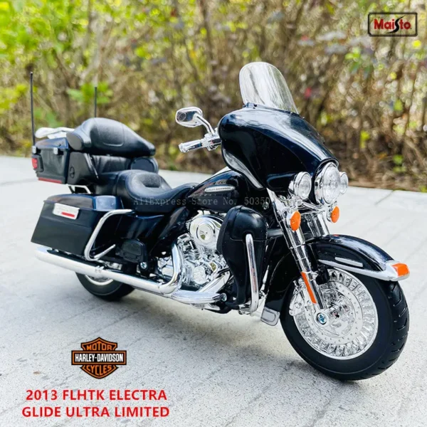 Maisto 1:12 harley motorcycle 2013 FLHTK ELECTRA GLIDE ULTRA LIMITED Die Cast Vehicles Collectible Hobbies Motorcycle Model Toys - Image 2