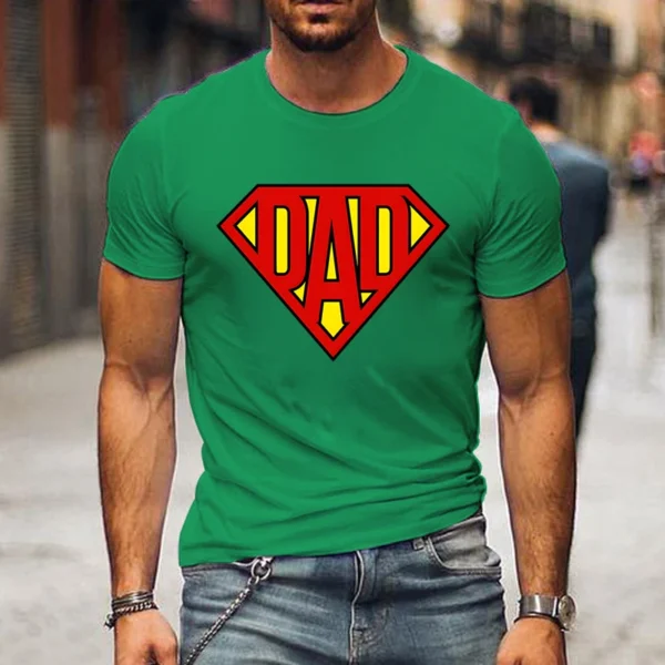 Fashion Funny Dad T Shirts Men Summer Harajuku Short Sleeve Streetwear Tops Father's Day Gift Loose Tees Round Neck Men Tshirt - Image 5