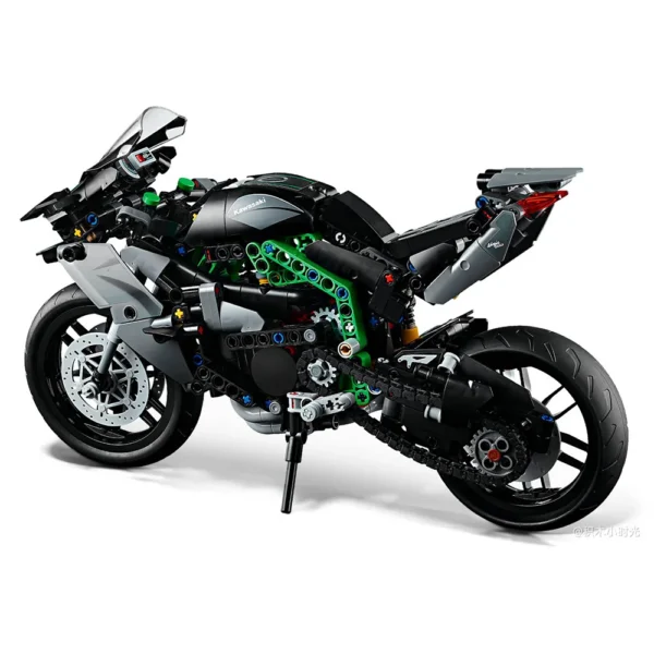 Technical Ninja H2R Motorcycle 42170 Building Blocks Set, Collectible Block Kit for Boys,Girls and Adults,Motorcycle Scale Model - Image 2