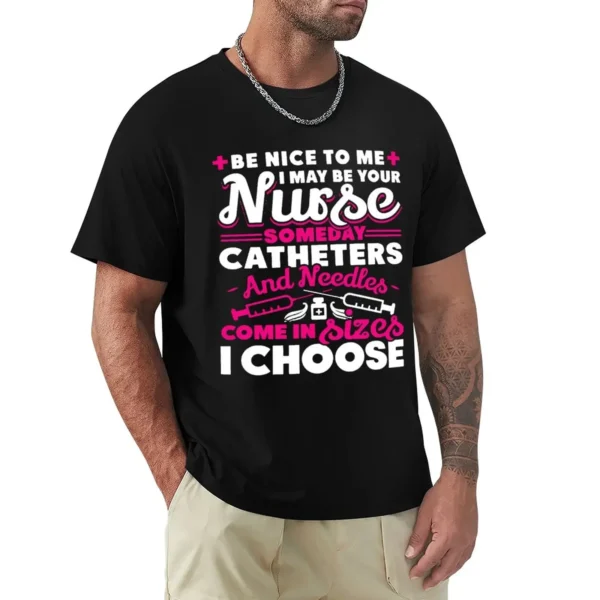 Nurse T-Shirt aesthetic clothes graphics blacks workout shirts for men