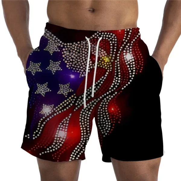 Men's Swimwear Shorts American Flag 3D printed Surfing Board Short Kids Beach Shorts Men Trunks Masculina Swimsuit Sports Briefs - Image 6