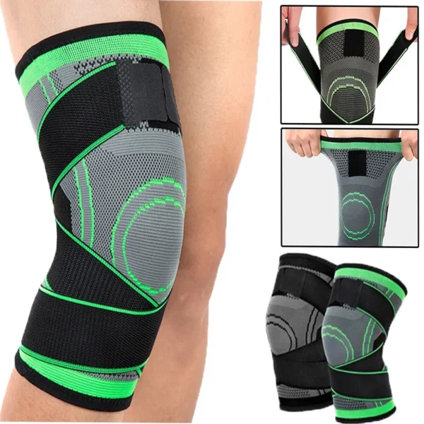 1pc Knee Brace Knee Sleeve Support For Men And Women Knee Pads For Running, Hiking Meniscus Tear Arthritis Joint Pain Relief - Image 2