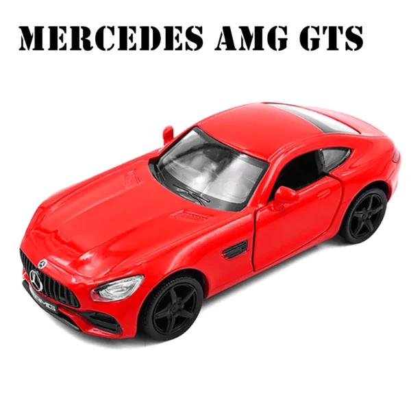 1:36 Audi R8 V10 Coupe Noire Metal Diecast Car Model Repilca Scale Miniature Collection Vehicle Hobby Kid Toy for Boy Xmas Gift - Image 5