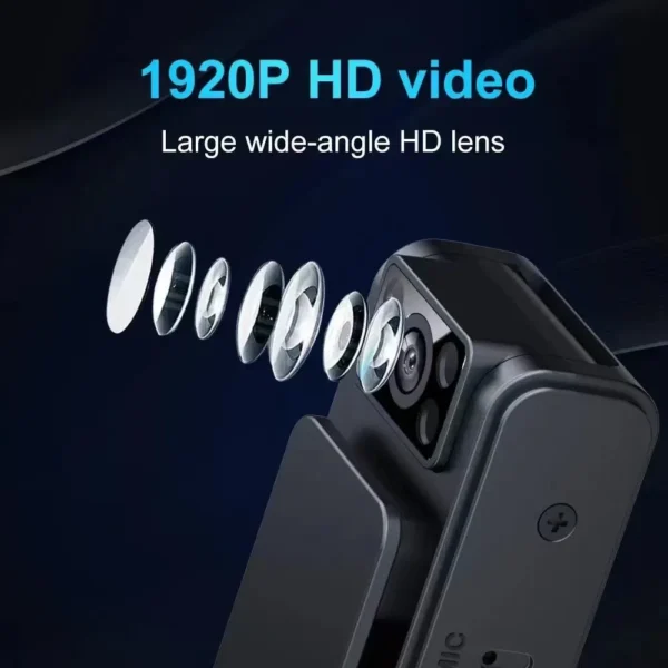 1080P Mini Digital Camera Magnetic Body Camera Video Audio Recorder WiFi Loop Recording Camcorder Motion Detection Sport Camera - Image 2