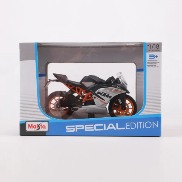 Maisto 1:18 KTM RC 390 Motorcycle Model Toys Die Cast Vehicles Collectible Hobbies - Image 6