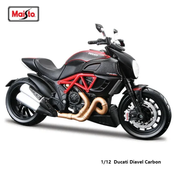 Maisto 1:12 Ducati 1199 Panigale KTM RC 390 simulation alloy motocross authorized motorcycle model toy car Collecting gifts - Image 5