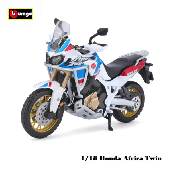 Bburago 1:18 KTM 990 Supermoto R Ducati, Honda, Kawasaki, BMW motorcycle static model die cast car collectible gift toy car - Image 5