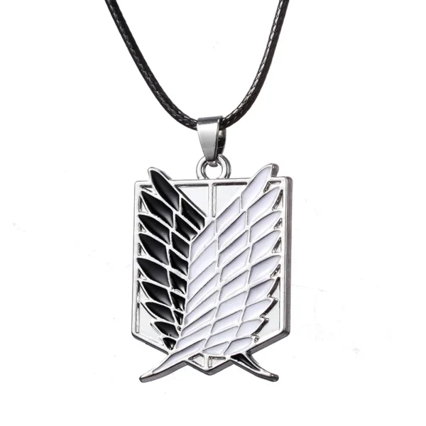 Attack on Titan Wings of Freedom necklace.