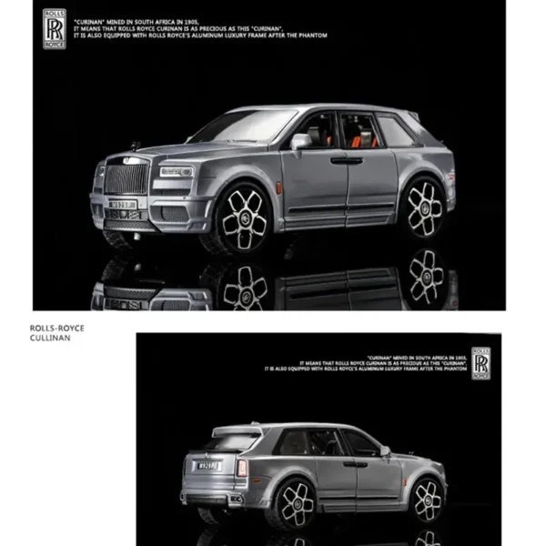 1:20 Alloy Luxy Car Model Diecasts Metal Toy Car Model Simulation Sound Light for Rolls Royce SUV Cullinan Kids Gifts - Image 6