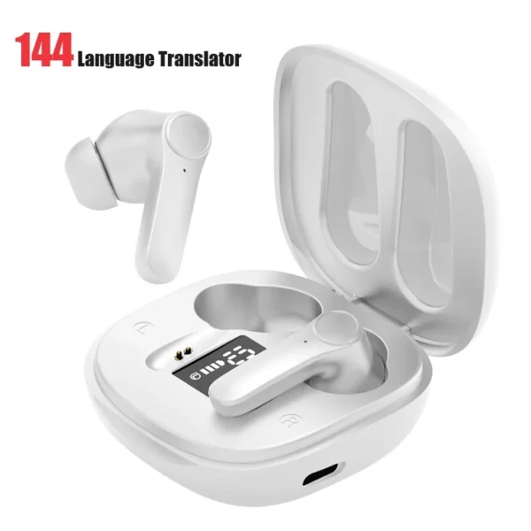 Intelligent Translate Earbuds 144 Languages Real Time AI Voice Translator 98% Accuracy Support Online OffLine 4 Translation Mode - Image 2