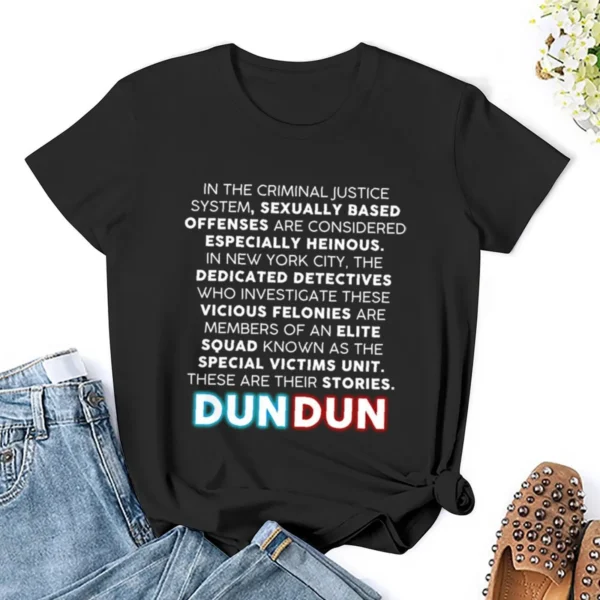 Law And Order Svu T-ShirtLaw and Order_ SVU opening monologue T-shirt Aesthetic clothing summer top woman t shirt - Image 3