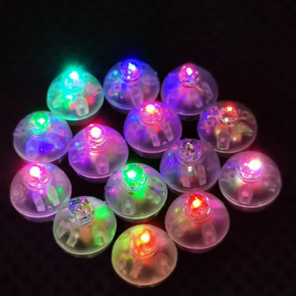 50/100Pcs LED Balloon Light Colorful Flashing Luminous Tumbler Ball Lamp Small Round Ball Light for Wedding Party Birthday Decor - Image 6