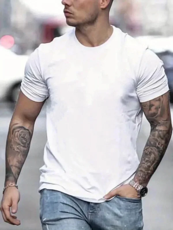 Men's Tee Casual Crew Neck Short Sleeve T-Shirts With " I Never Argue " Best Sellers,Comfy Breathable Casual Stretchable Tops - Image 2