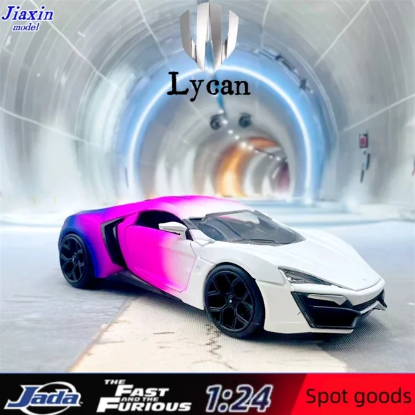 Jada 1:24 Fast & Furious Laken Rare Painted Alloy Model Supercar Collection Edition Display piece in gift for children