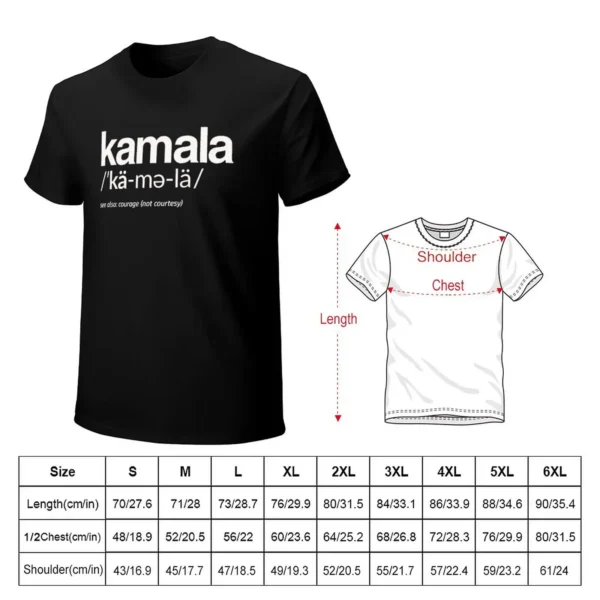 Kamala Harris 2020 Pronunciation & Definition T-Shirt Short sleeve tee Blouse tshirts for men - Image 2