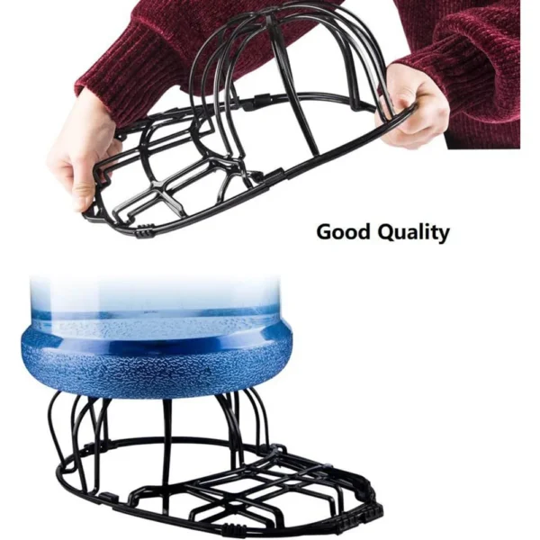 Black hat drying rack with stand.