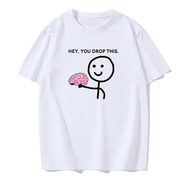 Funny Please Use This Your Brain Sarcasm T Shirts Graphic Cotton Streetwear Short Sleeve Harajuku Humor Joke T-shirt Men