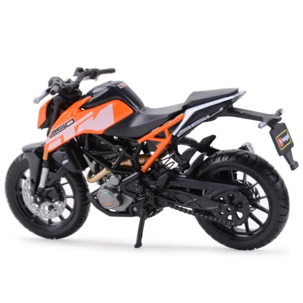 Bburago 1:18 KTM 250 Duke Authorized Simulation Alloy Motorcycle Model Toy Car Gift Collection - Image 4