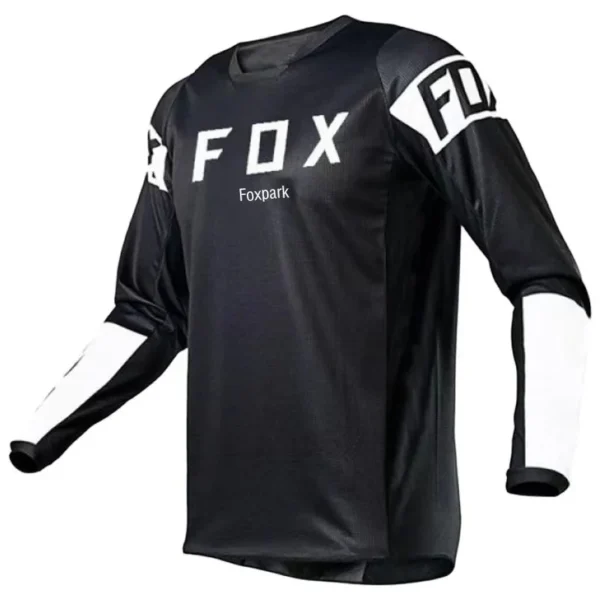 2024 Mountain Bike Team Downhill Jersey, MTB Fox e Teleyi, Offroad Bicicleta, Camisa Locomotiva Bicicleta - Image 6