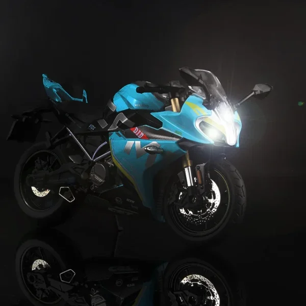 1:12 Spring Breeze CF 250SR Diecast Motorcycle Model Toy Replica With Sound & Light birthday christmas gift Collection bike - Image 2