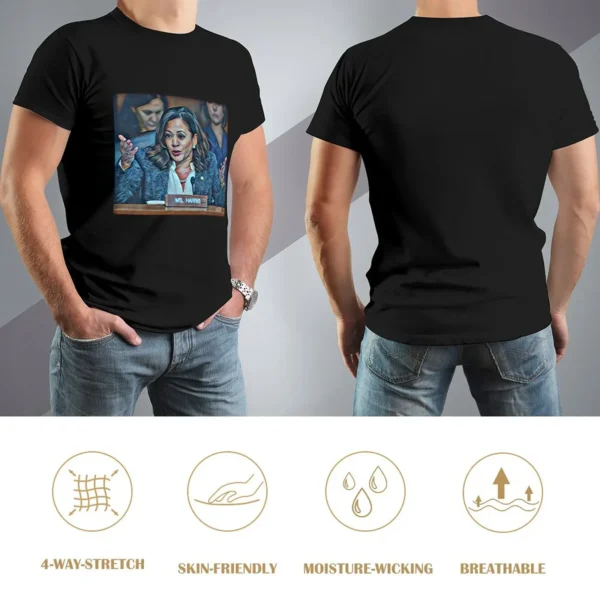 male tee-shirt Men's t-shirts brand Kamala Harris T-Shirt Short sleeve tee men clothes - Image 3