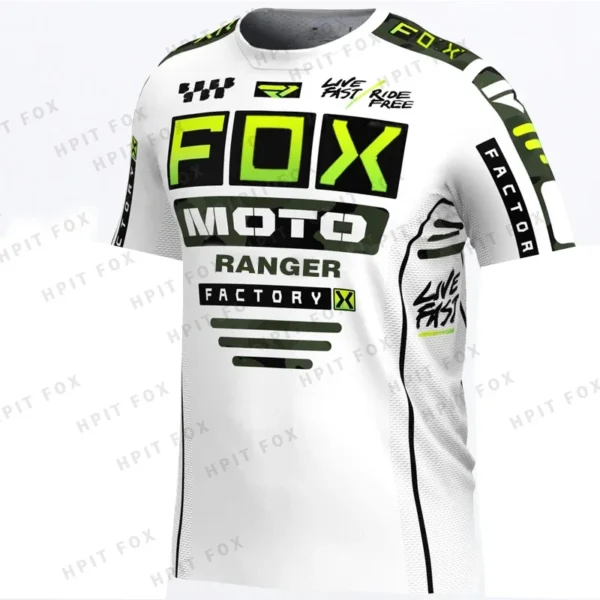 2024 Men's Downhill Jerseys RangerFox Mountain Bike MTB Shirts Offroad DH Motorcycle Jersey Motocross Sportwear Racing Bike - Image 2