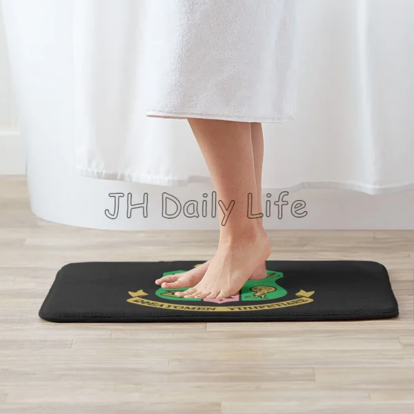 AKA Sorority Welcome Doormat Entrance Floor Mat Rug Non Slip Mats Carpet for Indoor Patio Bathroom Kitchen Living Room Bedroom - Image 4