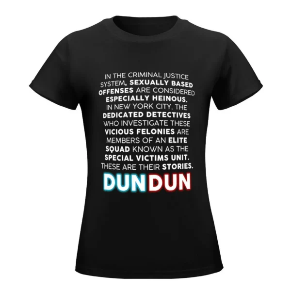 Law And Order Svu T-ShirtLaw and Order_ SVU opening monologue T-shirt Aesthetic clothing summer top woman t shirt - Image 5