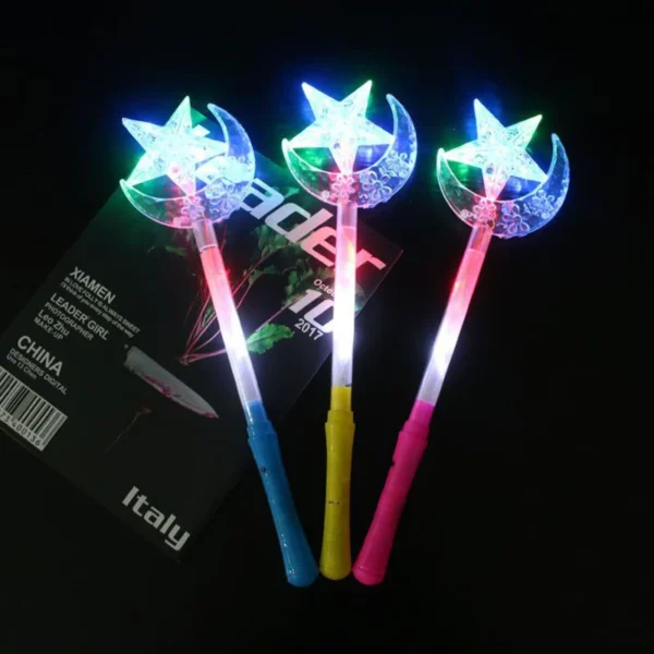 5pcs Glowing Stick Magic Glow Stick Flashing Fairy Stick Night Market Stall Children's Toys Happy Birthday Party Decor Favor - Image 3