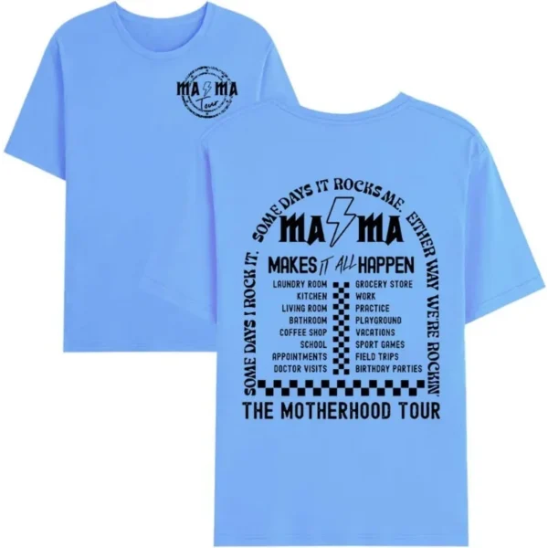 Mama Rock Tour T-Shirt, Mama Rock Tour Shirt, Funny Mama Rock Tour Tee Shirt - Image 3