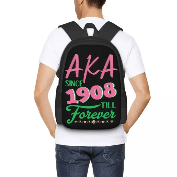 Alpha Sorority Kappa Alpha AKA Travel Laptop Backpack, Business College School Computer Bag Gift for Men & Women - Image 5