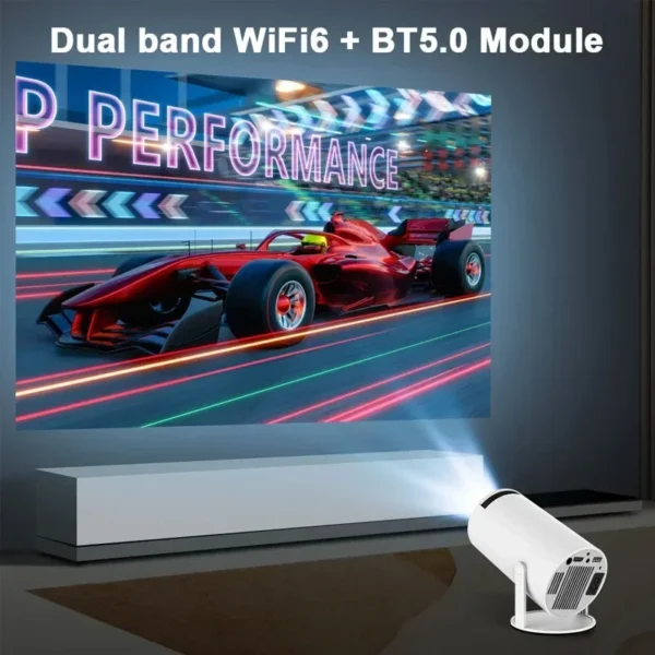 ﻿New 4K Android 11 projector Dual Wifi6 200 ANSI Allwinner H713 BT5.0 1080P 1280*720P Home Cinema Outdoor portable Projetor 2024 - Image 5