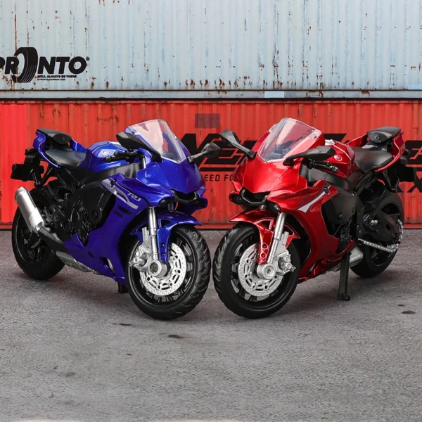 MSZ 1:18 Yamaha YZF-R1 Motorcycle Alloy Car Model Children's Toy Car Die Cast Motorcycle Model - Image 4