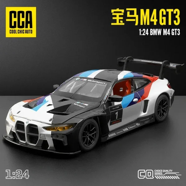 1:24 scale BMW M4 GT3 race car.