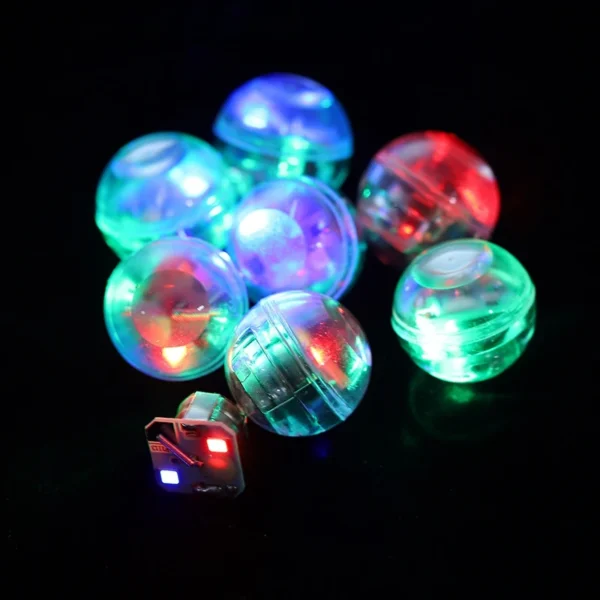 10-50Pcs Mini LED Round Ball Glow Light Balloon Flashing Luminous Tumbler Ball Lamp Lantern Light Birthday Wedding Party Decor - Image 5